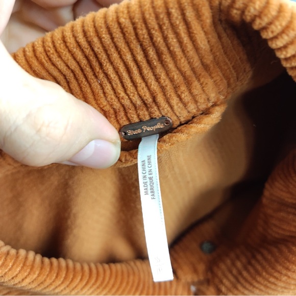 Free People Tan Corduroy Jean Jacket - Picture 2 of 5